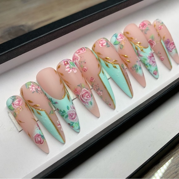 Bridgerton Inspired Extra Long Nails - Picture 4 of 4